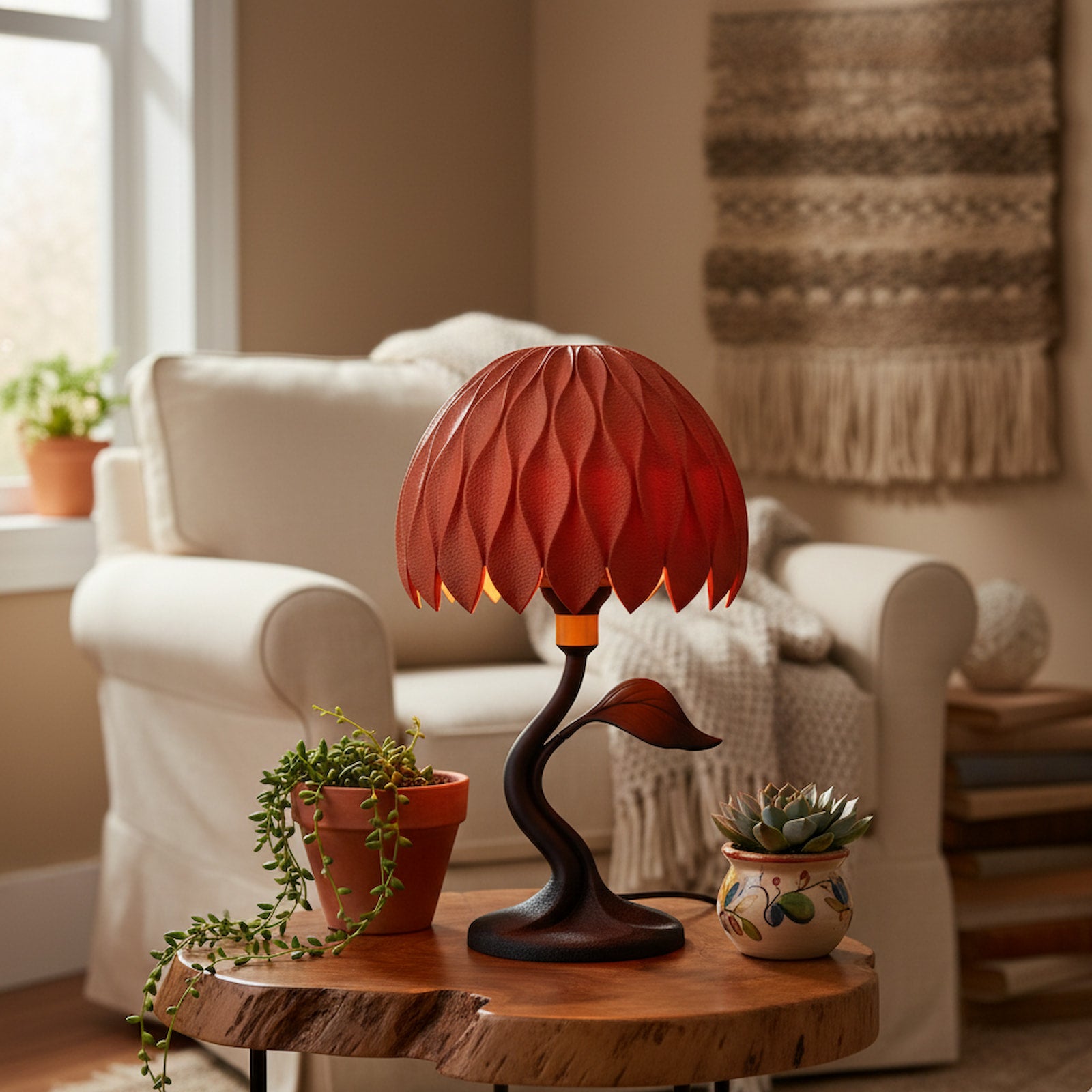 Ember Table Lamp — Terracotta | Sylva Collection | Lumenza Studio