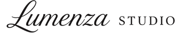 Lumenza Studio logo with black text on a white background